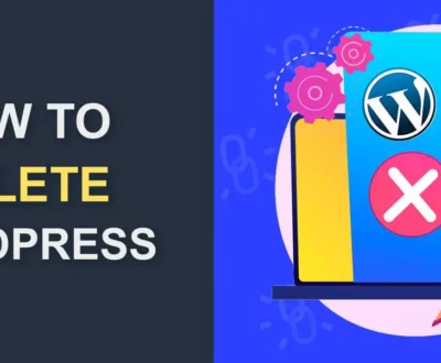 How to Delete Website from Wordpress​