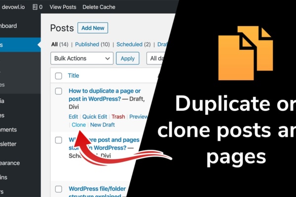 How to Duplicate Page WordPress